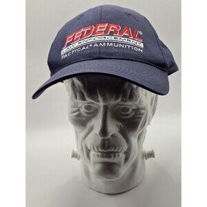 VTG 90s/2000s Federal Brand Law Enforcement Tactical Ammunition Snapback Cap Hat